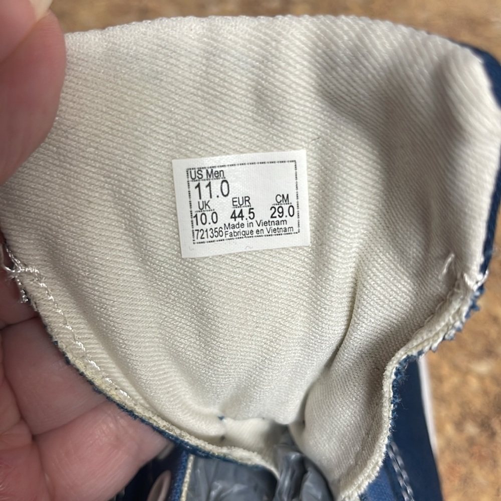 Vans Doheny Two Tone Blue Sneakers - Picture 12 of 12